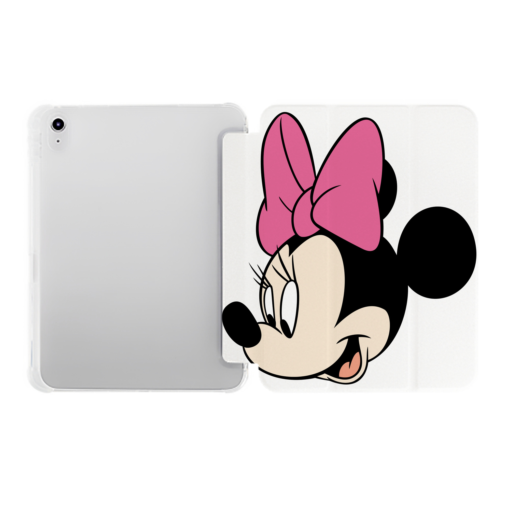 （画像用） ミッキーマウス Mickey Mouse IPad ケース ペン収納付き 三つ折りスタンド PUレザー×シリコン 対応機種9.5/10.5/10.9インチ